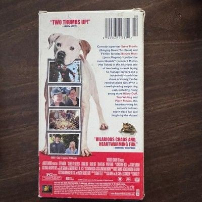 Cheaper by the Dozen Steve Martin Family Comedy VHS Movie