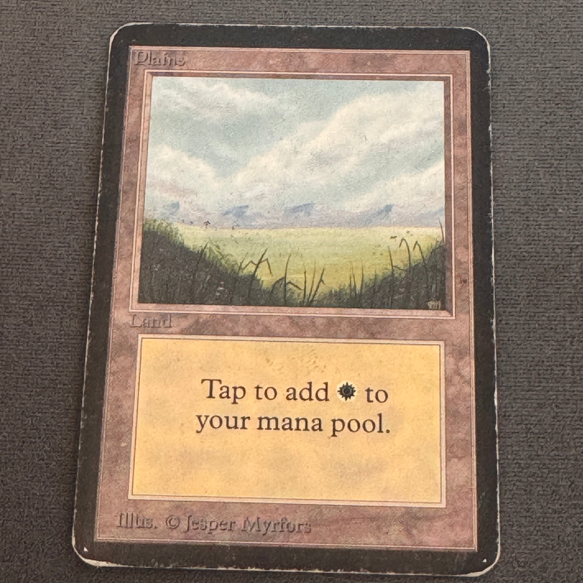 Plains (A) Limited Edition Alpha 286 MTG Magic The Gathering LP