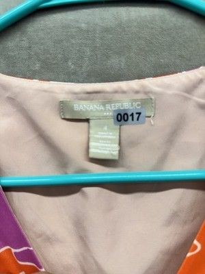 Banana Republic Dress Womens 4 Floral Sleeveless V Neck Pockets Summer Casual 2