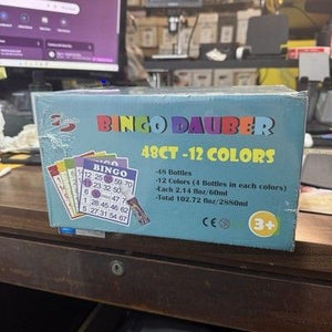 Bingo Dauber 12 Colors 12 Bottles 2.14 fl oz Brand New Sealed 1