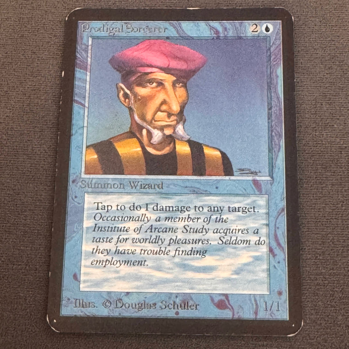 Prodigal Sorcerer Limited Edition Beta 74 MTG Magic The Gathering MP #7