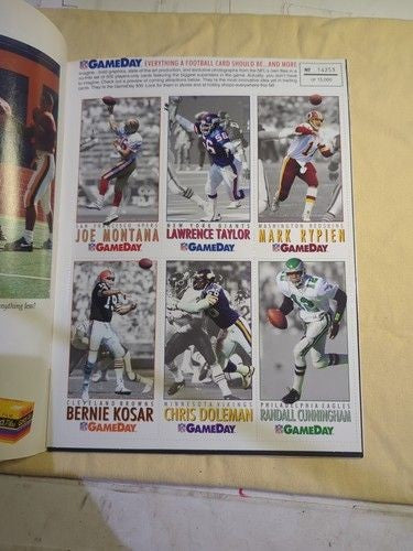 1992 NFL Hall of Fame GameDay Program Autographed Lem Barney Used Signed