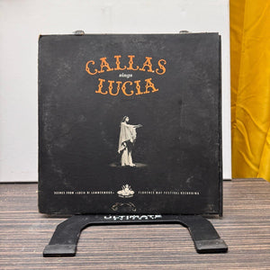Maria Callas Lucia Black Vinyl LP 12 Inch Used Angel Opera Classical 2