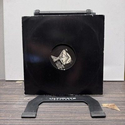 DJ Logo 12" Black Vinyl Record Single Unknown Artist Cardboard Sleeve LP