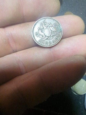Coin Barbados 25 Cents 1973 KM13, proof, NICE COIN! 1