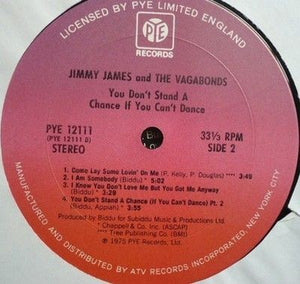 Jimmy James And The Vagabonds You Don't Stand A Chance If You Can't Dance Vin... 5