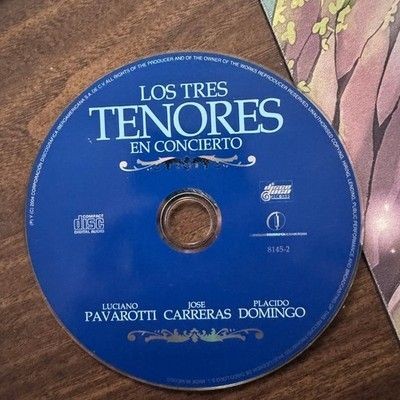 Los Tres Tenores En Concierto CD Luciano Pavarotti Jose Carreras Placido Domingo