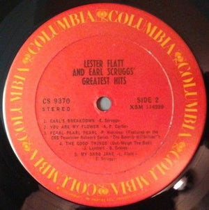 Flatt Scruggs Greatest Hits Vinyl LP Record Used Country Bluegrass 3