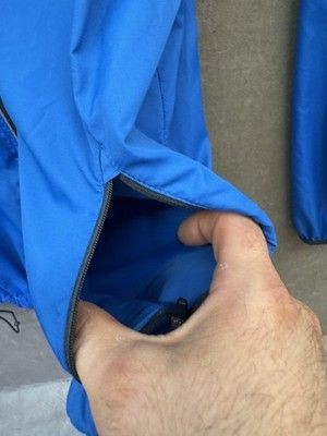 Performance Jacket Mens XL Windbreaker Full Zip Cycling Reflective Pockets 5