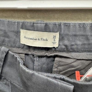 Abercrombie Fitch Womens Gray Wide Leg Pleated Trouser High Rise Size 6 Pre-Owne 3