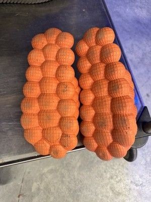 Bubble Slides Shoes Mens Size 10 Orange Massage Slippers Comfort Sandals Unique 5
