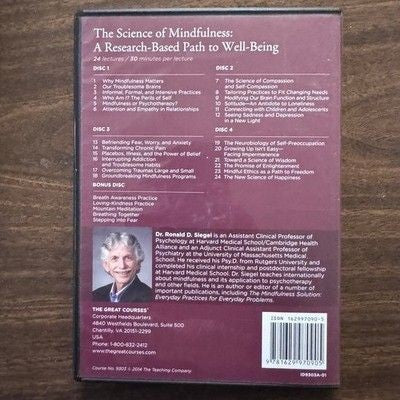 The Great Courses Science of Mindfulness A Research Based Path to Well Being