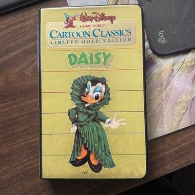 Walt Disney Cartoon Classics Daisy VHS Tape Good Condition Limited Gold Edition