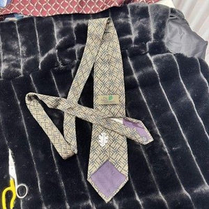 Nature Conservancy Crocodile Silk Tie Mens One Size Pre-Owned Animal Print 1