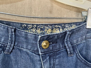 Express Jeans Women Bootcut Medium Wash Blue Size 9 Pre-Owned Distressed 2