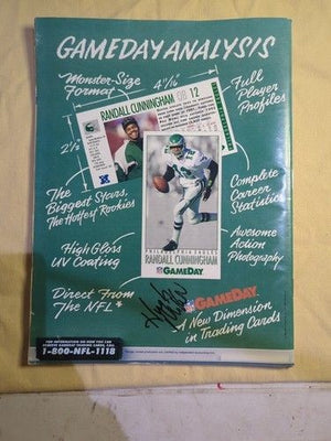 1992 NFL HOF GameDay Program,  Autographed Auto by Lem Barney + Others HOF 3
