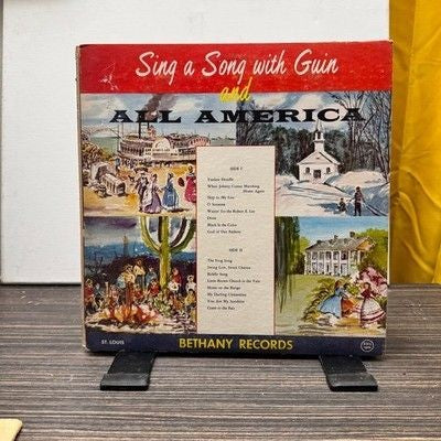 The Collegians Sing A Song With Guin And All America Vinyl LP Record
