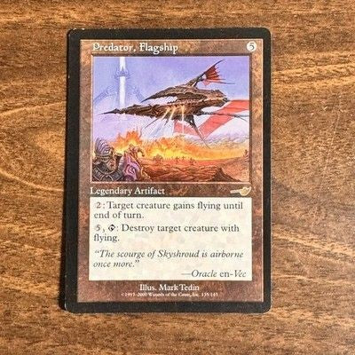 Predator Flagship Light Play MTG Nemesis Ungraded Collectible Card