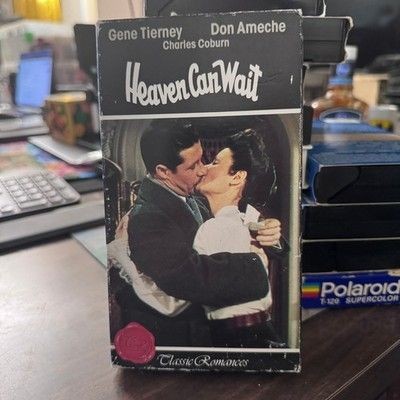 Heaven Can Wait Classic Romances VHS Movie Gene Tierney Don Ameche 1943