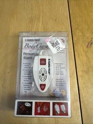 Swiss Tech Body Gard Personal Alarm Flashing Signaling Lights Sonic Alarm Safety 1
