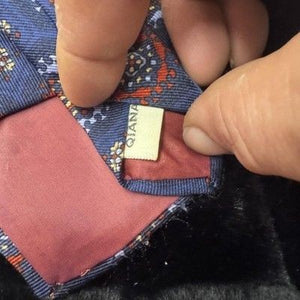 Tiffany Collection Excello Tie Medallion Pattern Silk 90s Pre-Owned Good 5