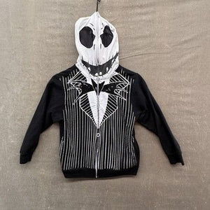 Disney Nightmare Before Christmas Hoodie Youth Medium Jack Skellington Full Zip 2