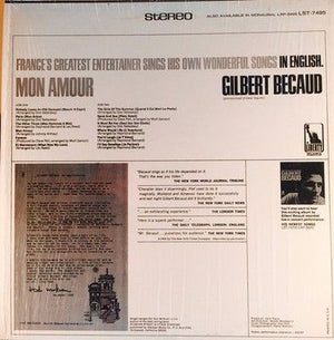 Gilbert Becaud Mon Amour Vinyl LP Record 3