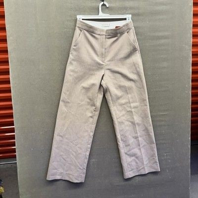 Abercrombie & Fitch Pants Womens 10 Beige Wide Leg Trouser Dress Workwear