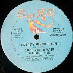 GrandMaster Flash & The Furious Five It's Nasty Vinyl Record 2