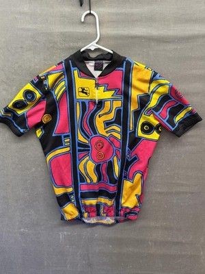 Giordana Vintage Cycling Shirt Mens Large Multicolor Abstract Graphic Pre-Owned 2
