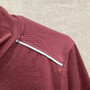 L.L.Bean Cowl Neck Pullover Womens XL Burgundy Performance Long Sleeve Active 3