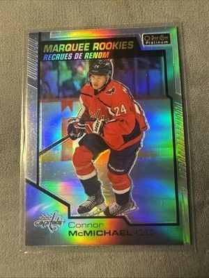 2020-21 O-Pee-Chee Platinum Rainbow Refractor  Connor McMichael #154 1e15 2