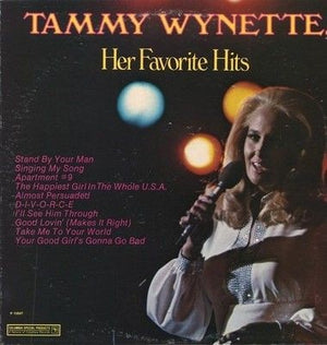 Tammy Wynette Vinyl LP Record Her Favorite Hits Used Country Music 1