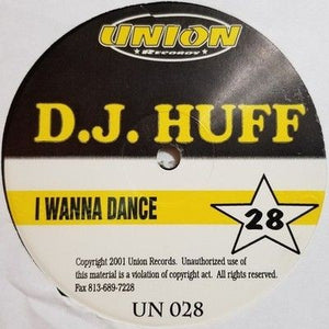 DJ Huff DJ Skillz I Wanna Dance Get Busy 12 Vinyl Record Used 2