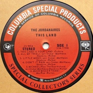 The Jordanaires This Land Vinyl LP Record Used 5