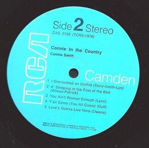 Connie Smith Vinyl LP Record Connie In The Country Used Country Music 3