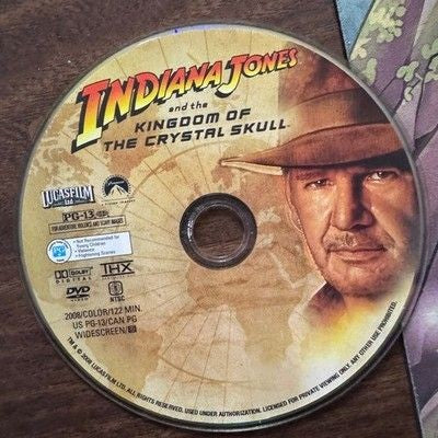 Indiana Jones and the Kingdom of the Crystal Skull DVD 2008 Harrison Ford PG13 V