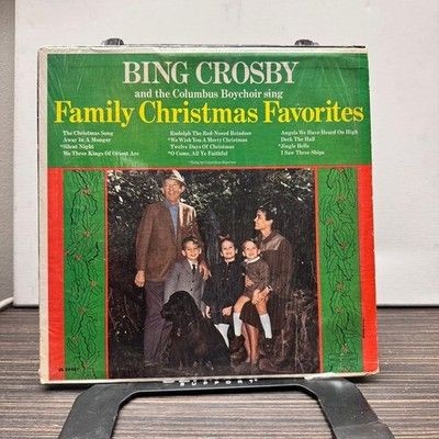 Bing Crosby The Columbus Boychoir - Family Christmas Favorites Vinyl LP Record