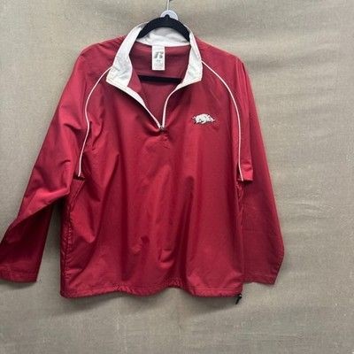 RUSSELL ARKANSAS RAZORBACKS Red Jacket. Size M 38-40