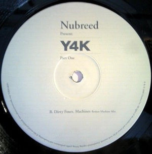 Various Artists Nubreed Presents Y4K Vinyl Record Used 3