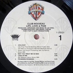 Club Nouveau Life Love Pain Vinyl LP Record Used 4