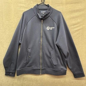 Brooks Brothers Mens XL Navy Full Zip Stand Collar Track Jacket Pre-Owned Excell 4