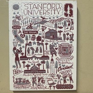 Stanford University Wooden 2x3 Fridge Magnet 1