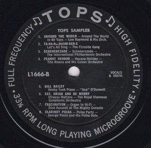 Various Artists Vinyl LP Record Tops Sampler Used 4