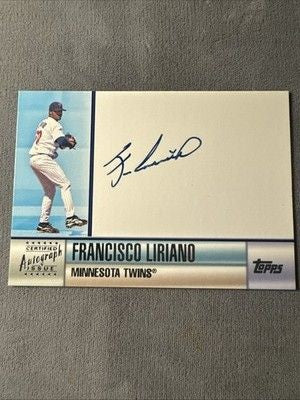 2006 Topps #TA-FL Francisco Liriano Autographs