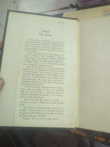 Ghost Stories Of Texas Hardcover 1981 Texian Press Pre-Owned