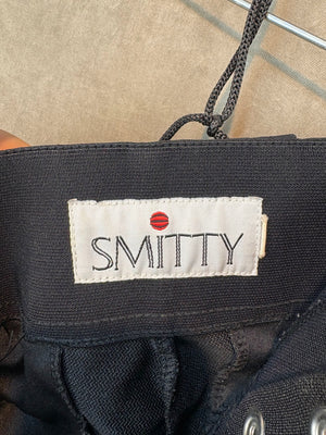 SMITTY Men's Black White Side Stripe Referee Umpire Pants Size 34 Gently Used 3