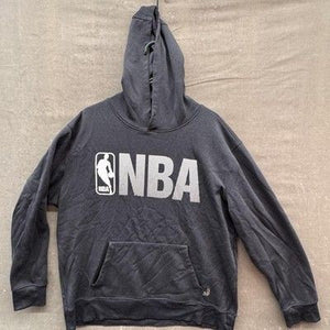 NBA Sweatshirt Hoodie Mens 2XL Black Basketball Pullover Kangaroo Pocket Used 1