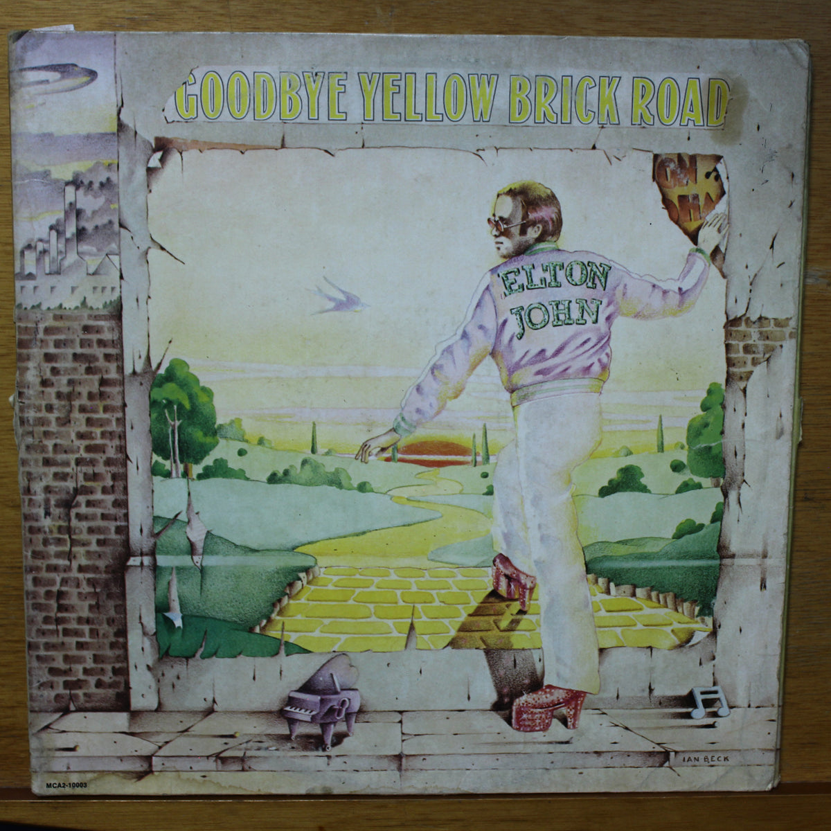 Elton John Goodbye Yellow Brick Road LP MCA RECORDS MCA-10003