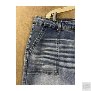 Aéropostale Boyfriend Women's Jeans Size 17 Medium Wash Distressed Ripped 3